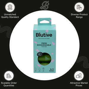 Bolsas para Desechos de Mascotas de Excelente Calidad Hechas en España, con Aroma Fresco, 60% de Contenido de Maíz, Bolsas para Excrementos de Perro 8x15 a Bajo Precio - Product Image 2