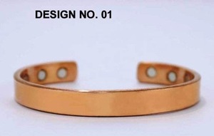 Bracelet ajustable en cuivre fait main, style vintage bohème, bijou énergétique, cadeau pour hommes et femmes - Product Image 3