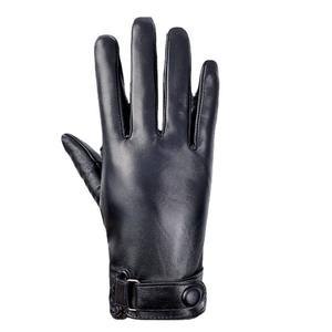 Gants complets unisexes légers en cuir véritable imperméable de qualité supérieure compatibles avec les écrans tactiles pour l'extérieur – Vente en gros Royal Leather Works - Product Image 6