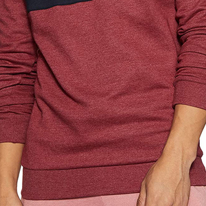 Pull en tricot pour homme, couleur marron, col rond, avec motif rayé, coupe classique, vêtements décontractés d'automne - Product Image 5