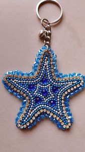 Handmade Eco-Friendly Beaded <b>Keychain</b> with Customizable Design-Classic Style for Holidays & Occasions - Product Image 6