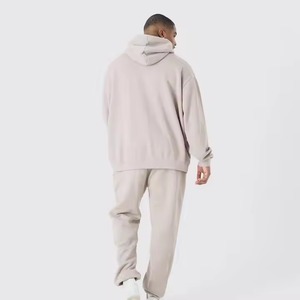 Survêtement pour homme 2025 en polaire uni de qualité supérieure, style unique, logo personnalisé, tendance mode, prix d'usine - Product Image 2