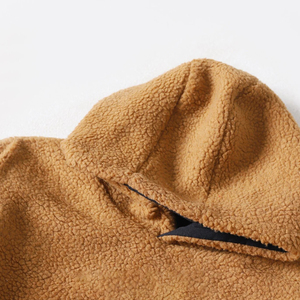 <b>Men's</b> Oversized <b>Sherpa</b> Hooded Fleece Sweatshirt Solid Color Casual Winter Wear Anti-Pilling Knitted Regular Fit - Product Image 2