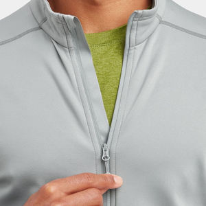 Chaqueta Deportiva para Hombre con Logotipo Personalizado, Ropa de Gimnasio de Alta Calidad, Delgada, de Secado Rápido, con Cierre Completo - Product Image 3