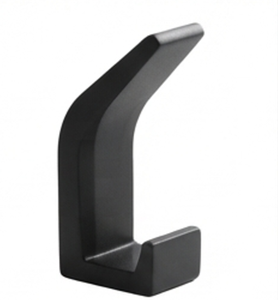 Premium Metal <b>Black</b> Powder Coated Wall <b>Hook</b> With Mirror Polished Finished Modern Design for Stylish Home Decor Organization - Product Image 4