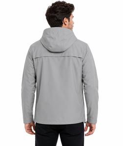 Livster Premium <b>Men's</b> Waterproof Hooded Softshell <b>Jacket</b> <b>Lightweight</b> Windproof Outdoor <b>Rain</b> <b>Jacket</b> Full Zip Hooded Hiking <b>Jacket</b> - Product Image 3