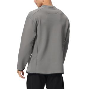 สเวตเตอร์ลำลองสำหรับทุกเพศเสื้อสเวตเตอร์แขนยาวเข้ารูปสีทึบปักคอเสื้อยืดผ้าคอปกแบบกำหนดเองสำหรับฤดูใบไม้ร่วงและฤดูหนาว2025 - Product Image 3