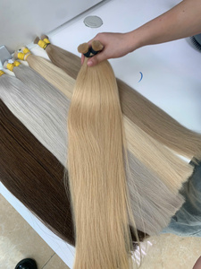 Cabello Humano 100% Real de Alta Calidad a Precio de Fábrica, Cabello de un Solo Donante de la Compañía Nasa, Color Rubio - Product Image 5