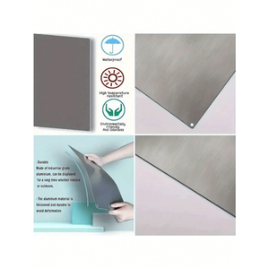 CIFbuy Señal de Advertencia de Seguridad Metálica Resistente a la Intemperie, Mejorada para Uso en Interiores y Exteriores, Seguridad Eléctrica, Equipo de Soporte para Cuartos Limpios - Product Image 4