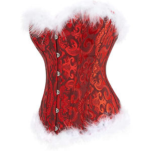 Corset gothique pour femme, à armatures en acier, maintien ferme, sexy, respirant, en cuir, grandes tailles, usage quotidien, avec rivets - Product Image 3