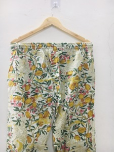 Chemise de pyjama pour femme à manches longues, motif animalier, luxueuse, écologique, à boutons, en soie/coton, col rabattu, été - Product Image 5