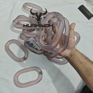 Top quality Resin Link Chain <b>light</b> pink color Decorative Hanging Luxury Home Office Wall Decor With custom size shape & color - Product Image 5