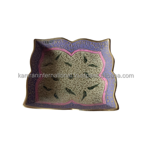 Plateau de service en forme de poisson en laiton poli Plateau décoratif en métal élégant pour mariage d'hôtel et maison pour service de salade et décoration - Product Image 5