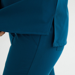 Custom Medical <b>Scrubs</b> Nurse Hospital Dental Uniform Soft Stretchy <b>Scrub</b> <b>Set</b> with Logo Printing - Product Image 2