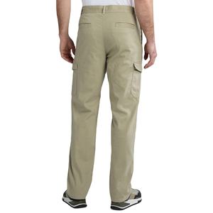 Pantalon cargo pour homme à taille haute, couleur unie, design personnalisé, coupe régulière, décontracté et confortable, orienté vers l'exportation BD - Product Image 3