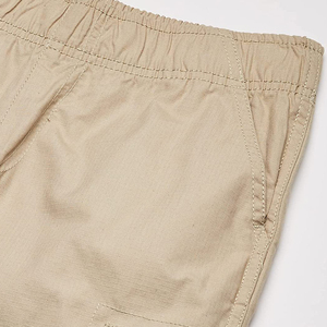 Shorts de sport en coton de couleur unie pour garçons et hommes, shorts décontractés personnalisés de haute qualité avec cordon de serrage pour hommes et garçons - Product Image 2