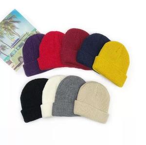 Bonnet unisexe en tricot côtelé uni respirant et imperméable avec impression numérique TRAMA SPORTS APPAREL, style décontracté à revers - Product Image 6