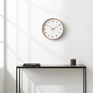 <b>Silent</b> Nordic Solid Wood Wall <b>Clock</b>, Minimalist Modern Scandinavian <b>Clock</b>, Non Ticking Wooden Wall Decor, Living Room Bedroom Ki - Product Image 1