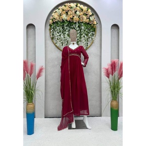 ชุดงานตัดผ้าจอร์เจียพร้อมชุดเดรสงานผ้า Dupatta RANI ที่น่าสนใจ - Product Image 1