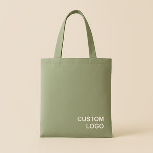 Venta al por mayor de alta calidad 100% algodón bolsa de lona con cremallera de color natural ecológico bolsas de compras bolsas de algodón - Product Image 3