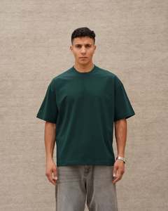 Camiseta Transpirable de Algodón 100% Estilo Vintage para Hombre, Temporada Otoño, Tejido de 180g, Liquidación de Stock por Cancelación/Excedente/Excedente de Ropa - Product Image 6