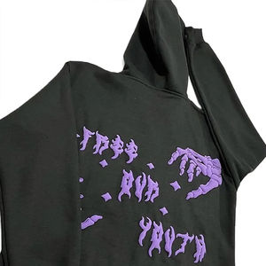 เสื้อฮู้ดพิมพ์ลายพัฟฟ์ผู้ชายยอดนิยม สั่งทำได้ น้ำหนักเบา สวมใส่ง่าย ระบายอากาศได้ดี ผลิตจากวัสดุทนทาน - Product Image 5