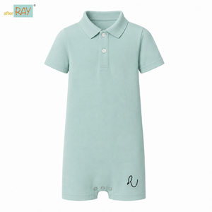 Body de Tirantes con Cierre de Cremallera en Verde Menta |   Ropa Sensorial Especial para Niños, Prendas Inclusivas de Algodón Elástico con Cierre de Cremallera, Unisex, Cuello Redondo - Product Image 1