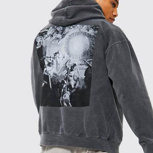 Vente en gros de sweats à capuche pour hommes de qualité supérieure, nouvelle arrivée, effet délavé à l'acide, sweats à capuche pour hommes les plus vendus - Product Image 5