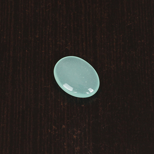 Calcedoine bleue naturelle, ovale lisse, taille briolette, pierre précieuse en vrac, 7,5 carats, 16x12 mm, pour la fabrication de bijoux - Product Image 4