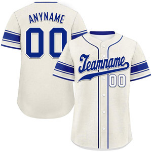 Maillot de baseball personnalisé de haute qualité, sublimé, 100 % polyester, nom et numéro, manches courtes, vêtements d'équipe athlétique, OEM ODM - Product Image 3