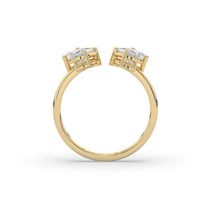 1.50 Carat Lab Grown Pear Brilliant Cut Diamond Ring in 14K Solid Gold IGI Certified Wedding & Engagement Gift - Product Image 2