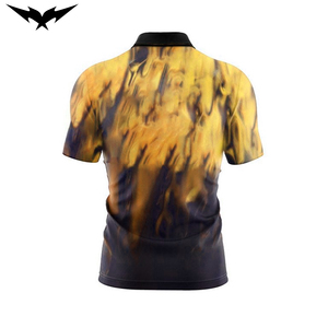 เสื้อบอลลิ่งพิมพ์ลายแบบกำหนดเองคุณภาพพรีเมียม แขนสั้น คอกลม น้ำหนักเบา ระบายอากาศได้ดี สำหรับทั้งชายและหญิง - Product Image 4
