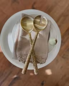 Luxury <b>Buffet</b> Service Salad <b>Server</b> Set Premium Stainless Steel Tableware Collection - Product Image 3
