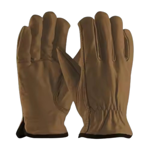 Premium Cowhide Grain Leather Safety <b>Gloves</b> Cold-Resistant Fleece Lining Enhanced Comfort for Driving & Industrial Work - Product Image 5