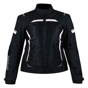 Veste Textile Moto Femme Approuvée CE Imperméable Respirant avec Amovible Veste Textile Moto Femme Approuvée CE - Product Image 1