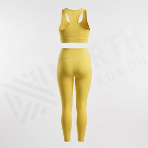 Conjunto de Yoga de Alta Calidad con Logotipo Personalizado, Ropa Deportiva Cómoda para Mujer, Ropa de Gimnasio, Ropa Deportiva Activa, Ropa de Ejercicio - Product Image 2