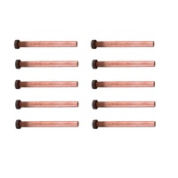 Pines de Cobre y Latón Mecanizados por CNC Personalizados - Pines de Terminal Eléctrico de Alta Precisión para PCB y Aplicaciones de Energía