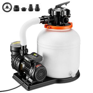 Pompa Filtro a Sabbia FlashPure da 14 Pollici per Piscine Interrate 0,75 HP 3500 GPH con Timer per Sistema di Filtraggio Piscina, Filtrazione 6 Volte Più Veloce - Product Image 1