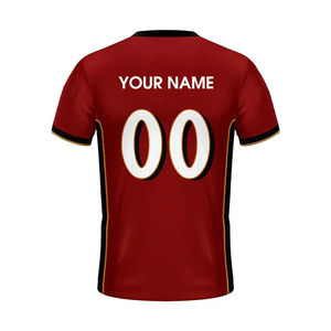 Fabricación de Camisetas de Fútbol Americano Personalizadas y Económicas para Hombre, Camiseta de Fútbol Americano con Bordado Elegante en Sarga - Product Image 2