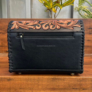 Bolso de mano cruzado de cuero con nuevo diseño para mujer, bolsos de hombro de moda de cuero de vaca genuino de alta calidad - Product Image 5