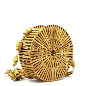<b>Cheap</b> Price Retro Bamboo Hand Bags Ladies Handbag for Party for Wholesale Vendors From Vietnam Manufacturer - Product Image 3