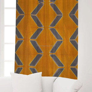 Boho Tie Dye Rideaux de fenêtre 2 panneaux Rideaux de salon avec fonction de filtrage de la lumière Ensemble de cantonnières - Product Image 2