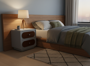 Base de Cama para Dormitorio, Muebles de Madera Hechos a Mano de Calidad de Exportación, Muebles para el Hogar Personalizados OEM ODM al por Mayor - Product Image 4