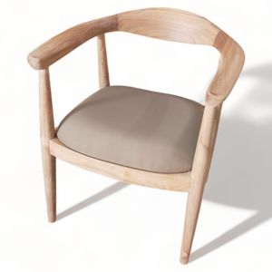 Silla de comedor de madera de teca de alta calidad con diseño moderno y material resistente para muebles del hogar. - Product Image 6