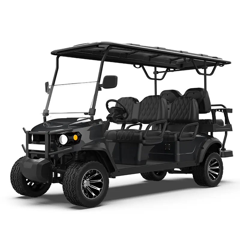 HIGH QUALITY 6 PERSON OFF-ROAD GOLF CART CHEAP 6 SEATER ELECTRIC GOLF CART WITH CERTIFICATION