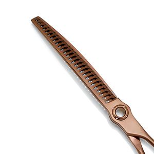 Ciseaux de toilettage pour animaux de compagnie, ciseaux professionnels en acier inoxydable courbés pour la coupe des poils des chiens et des chats - Product Image 5