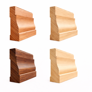 <b>Red</b> Oak Walls Crown & Baseboard Trim Decorative Wall Trim Interior Design Home Renovation Building <b>Material</b> Modern Style - Product Image 3