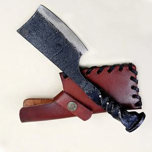 Cuchillo de Cocina Jexmoo Hecho a Mano, Estilo Medieval, Acero de Damasco Forjado, Hoja Multifuncional, Regalo DIY OEM para Chef - Product Image 3