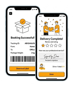 Application de ramassage et de livraison aux prix les plus bas avec fonction personnalisée disponible à la vente par les exportateurs indiens - Product Image 4