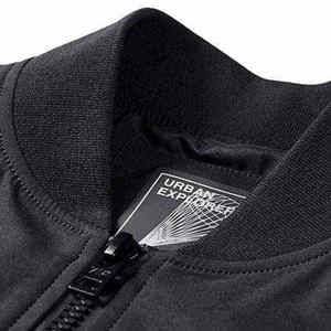 Mens <b>Techwear</b> Tactical Bomber <b>Jacket</b> Multi-Pocket Streetwear Windbreaker for Urban Outdoor Exploration Wholesale - Product Image 4